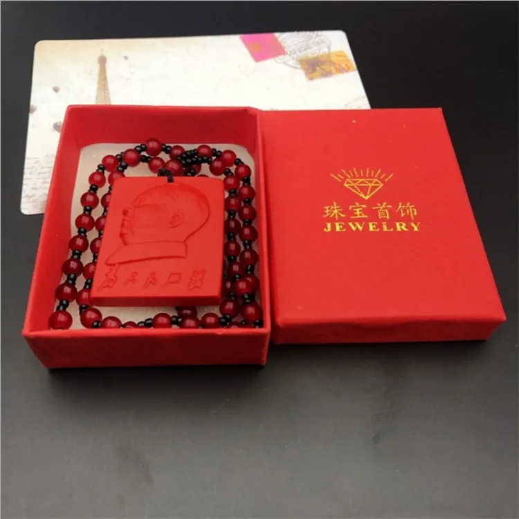 Ожерелье с подвеской открысветильник натуральный тайваньский Чжу песок