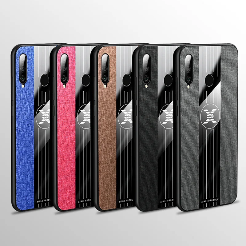 Роскошный тканевый чехол для телефона Huawei P30 P20 Lite Mate 10 20 Pro Nova 2i 3 3i Honor 8X 7C Y9 P Smart