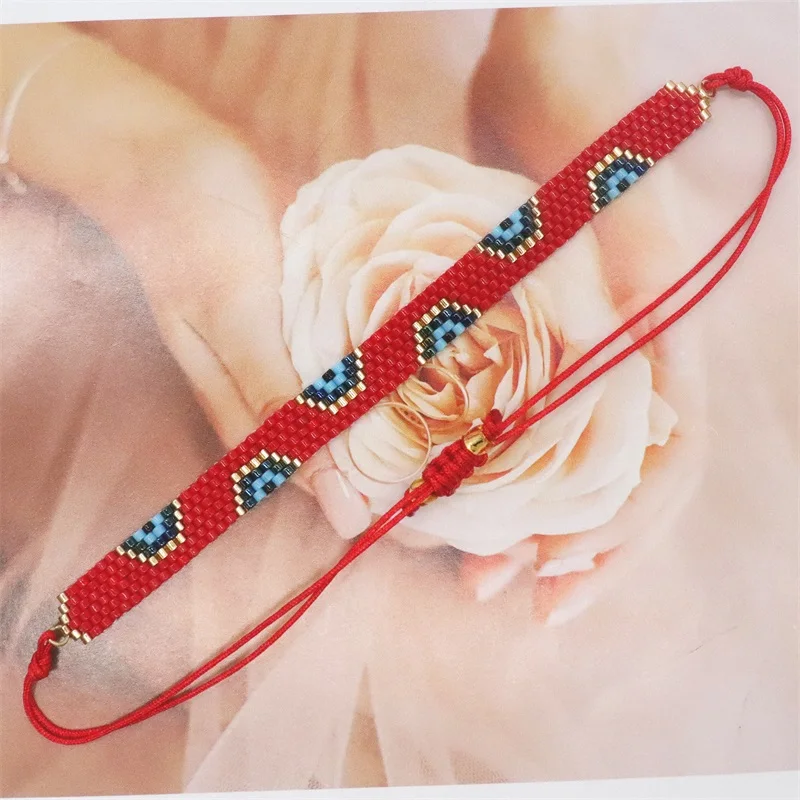 Радужный Браслет ZHONGVI для женщин элегантные ювелирные изделия в стиле бохо с