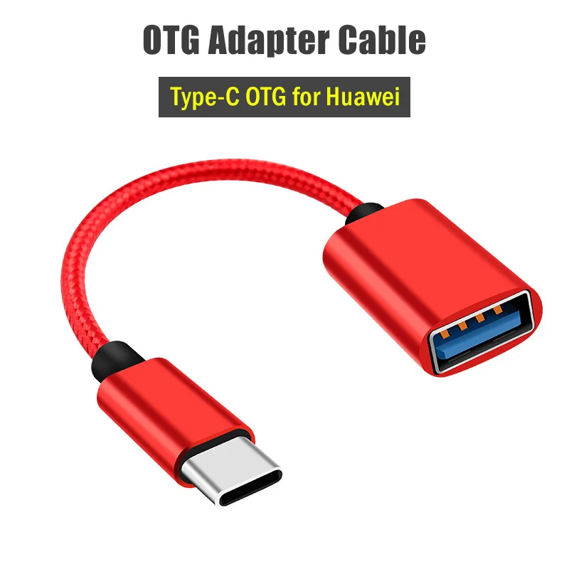 Кабель адаптер USB Type C OTG для Huawei P20 P30 P40 Pro Lite Mate 9 10 20 30 40 20X Nova 5 6 7 8 SE конвертер