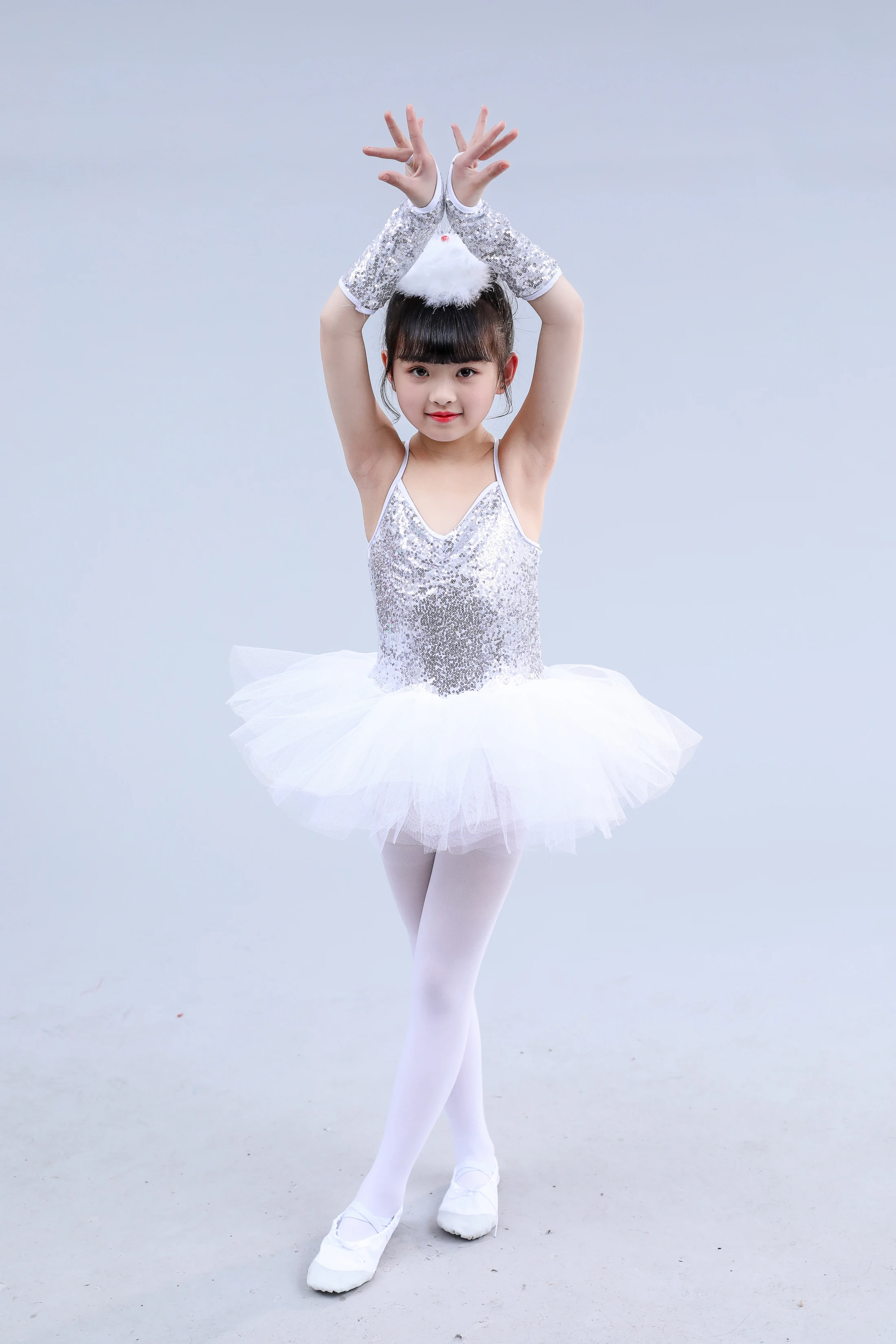 Балетное платье для маленьких девочек Детское -пачка с цветочным рисунком