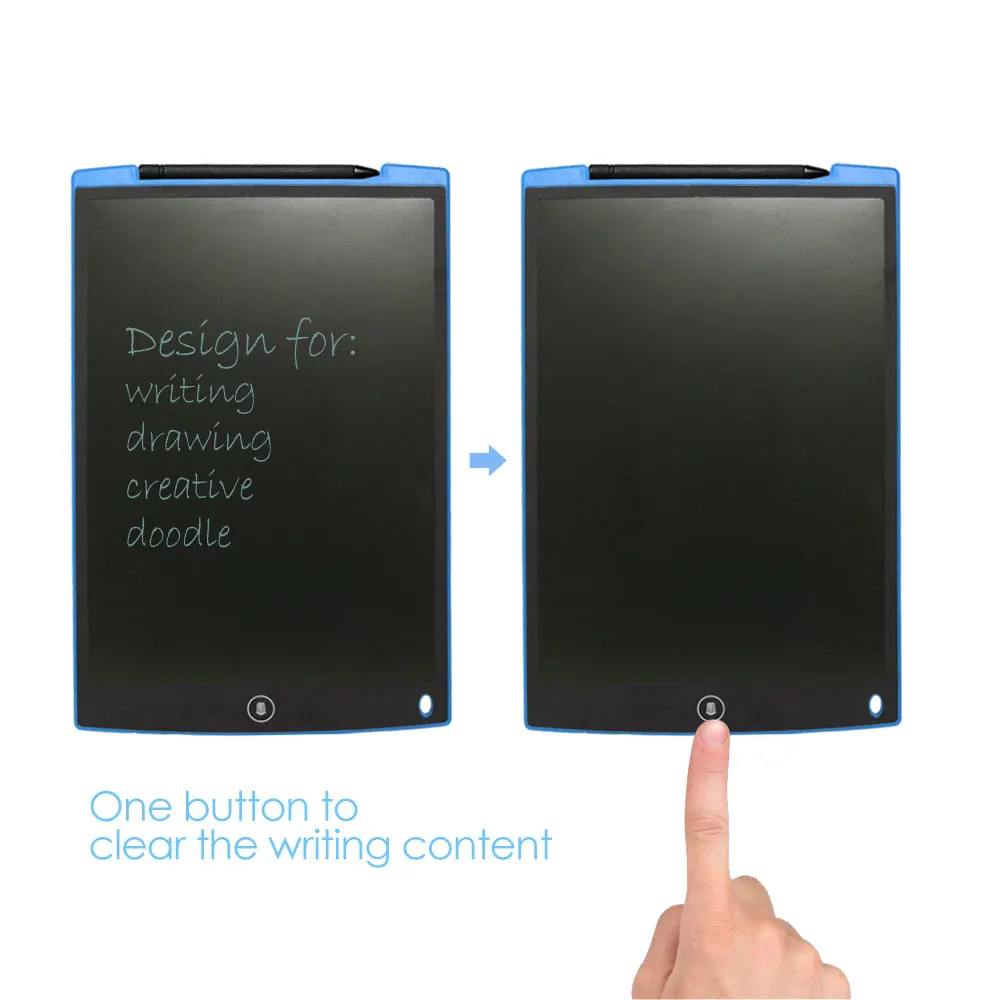 12 дюймовый ЖК планшет для рисования цифровой рукописного ввода портативная