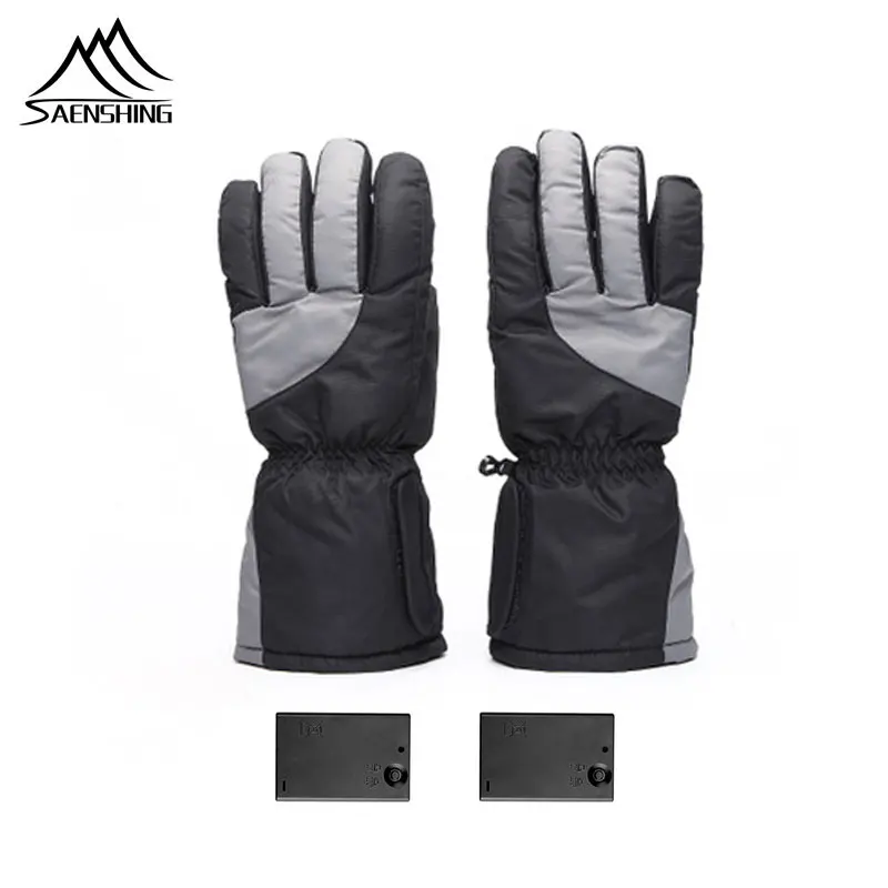 SAENSHING лыжные перчатки с электрическим подогревом теплые 3 уровня температуры