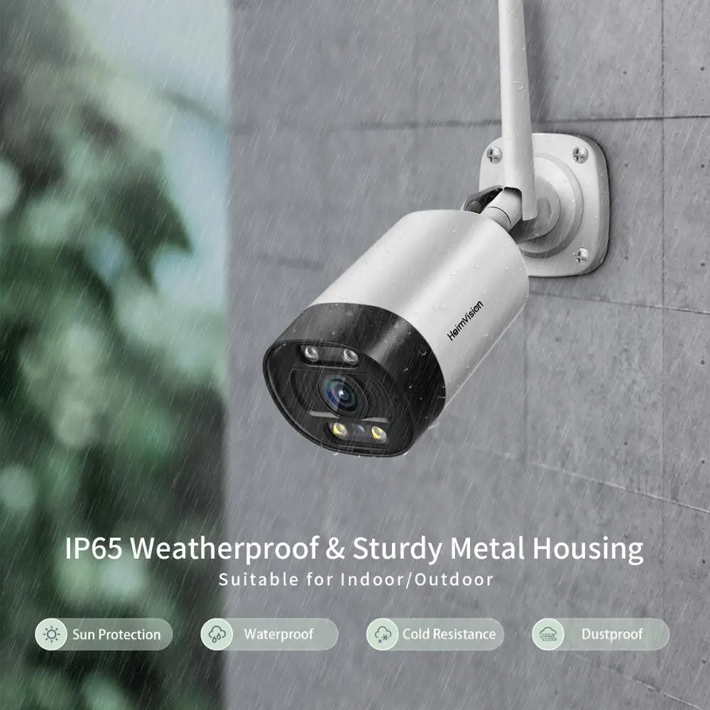 Ip-камера HeimVision HM311 2K 3 Мп Wi-Fi камера 24/7 с ночным видением Двухканальное аудио H.265 P2P