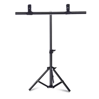 t shape metal backdrop background stand frame support multiple sizes for photography photo studio video cromakey green screen