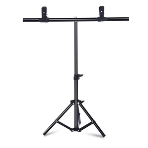 t shape metal backdrop background stand frame support multiple sizes for photography photo studio video cromakey green screen free global shipping