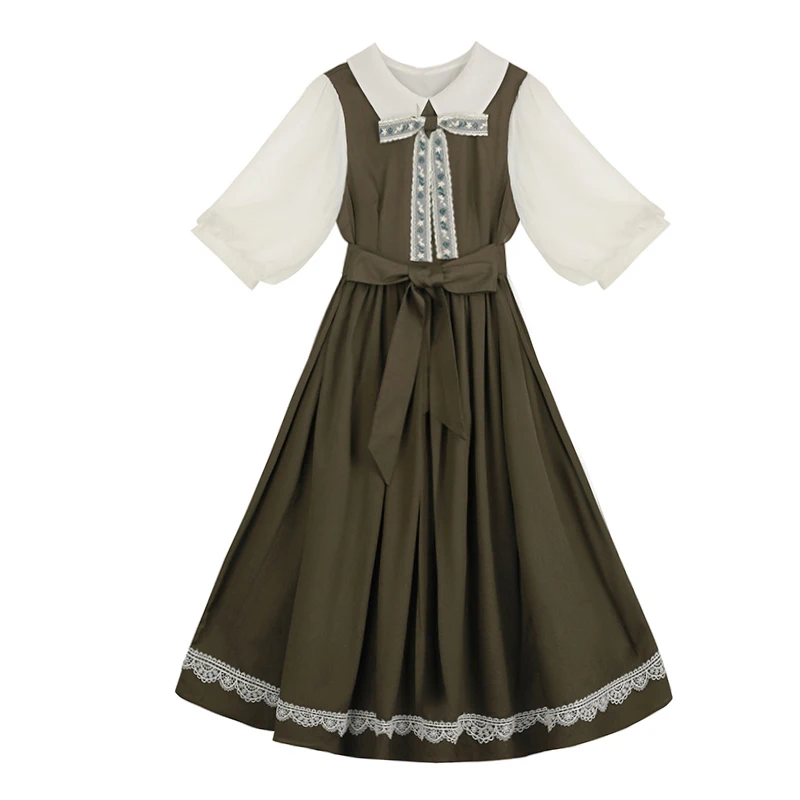 

Price will restore ancient ways of literature and art, female windy sleeve doll get forest green dress