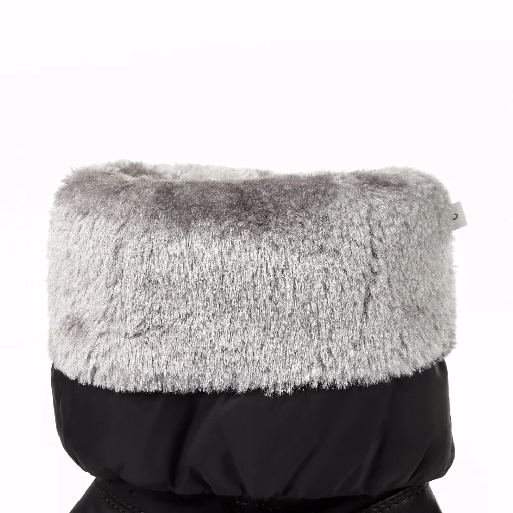 CEVABULE Puls/размер Зимние теплые однотонные ботинки с блестками Модные хлопковые на