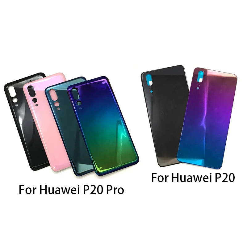 Сменная стеклянная задняя крышка аккумулятора для Huawei P20 Pro|Корпусы и рамки