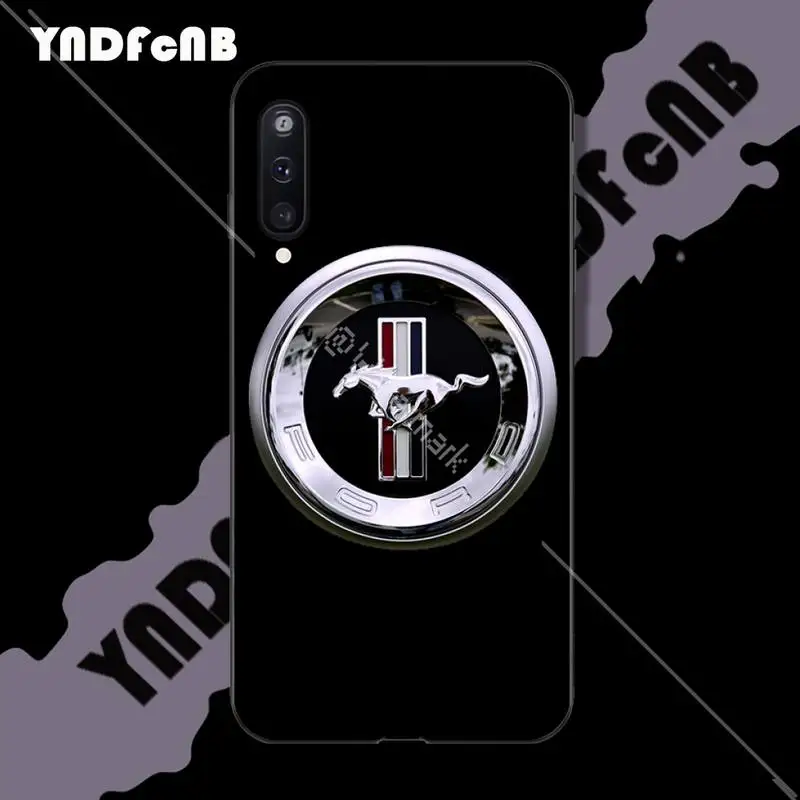 YNDFCNB Mustang логотип роскошный силиконовый чехол для телефона Samsung galaxy A6 A7 2017 2018 A9 A10 A20