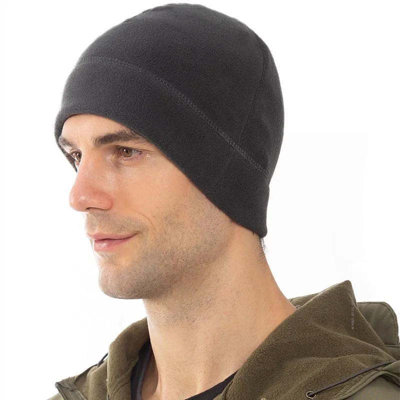 Ветрозащитная теплая шапка унисекс на открытом воздухе шерсти флисовые шляпы