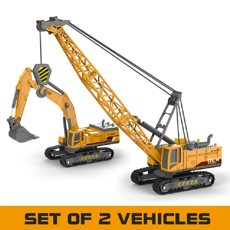 

Crane Toy Construction Vehicle 1:50 Diecast Engineering Toys Truck Tractor High Simulation Boys Machine Model Toys For Children