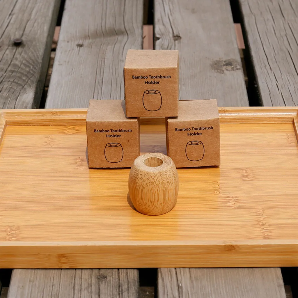 Переносная зубная щетка из натурального бамбука чехол для зубной щетки