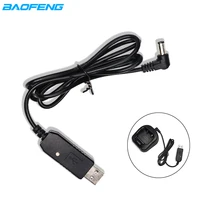 Original Baofeng USB Charging Cable Wire Walkie Talkie Charger Cord For UV-5R UV-82 UV-9R Plus pro uv9r uv82 Radio