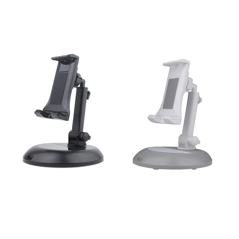 

Universal Mobile Phone Tablet Stand Holder Adjustable Height Angle Folding 360° Swivel Desk Mount 4-13" Cellphone Tablet PC KX4A
