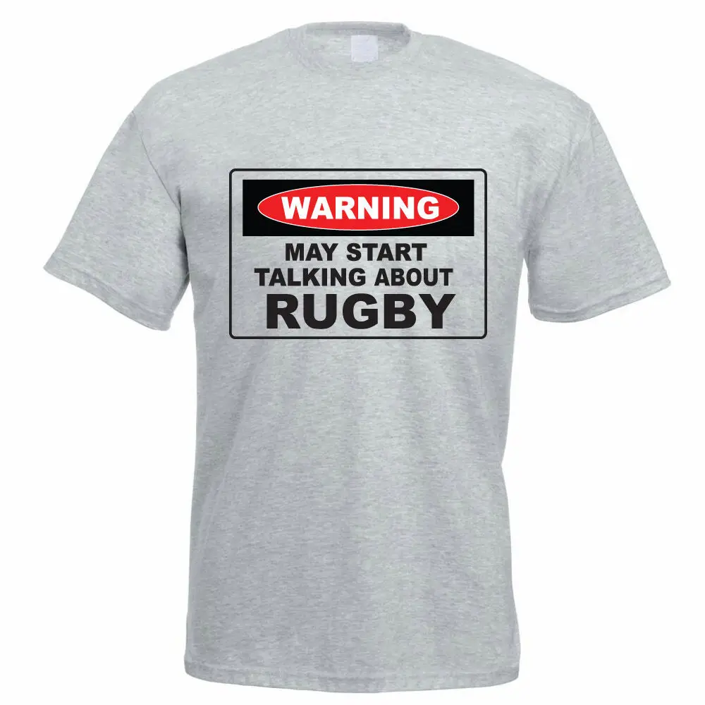 Может начать говорить о регбист/Забавный/идея подарка Мужская футболка | одежда