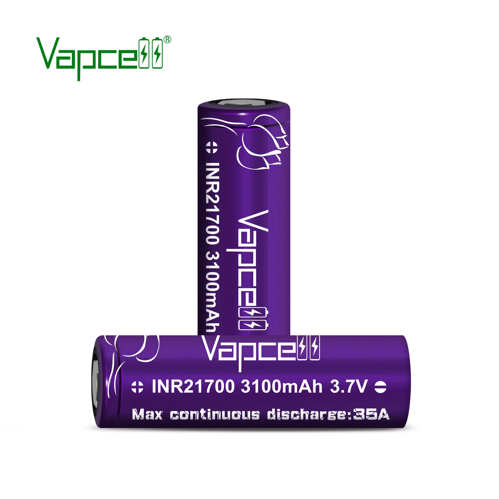 Бесплатная доставка оригинальный Vapcell Высокая разрядка 21700 3100mah 35A rewrap 30T 3 7 V