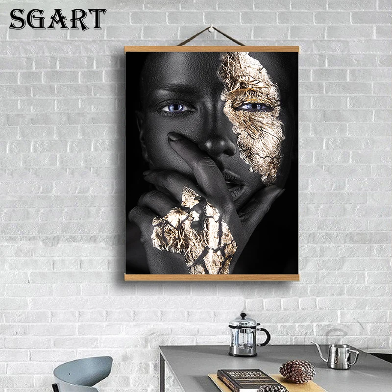 

21-70 CM Painting Frame Magnetic Wood Custom DIY Canvas Painting Poster Hanger Frame Wall Decor Living Room Bedroom Photo Frame