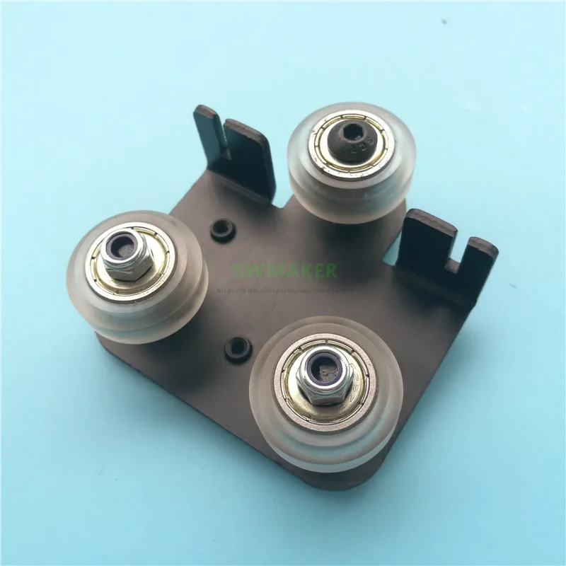 Задняя опорная пластина hotend X для перевозки собранная в сборе с прозрачным шкивом