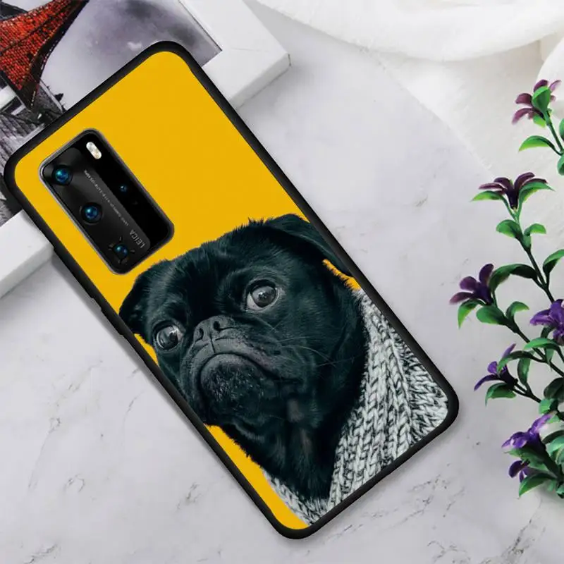 

Animal Bulldog Phone Case For Huawei Mate 9 10 20 30 40 X Pro Lite Fundas Cover