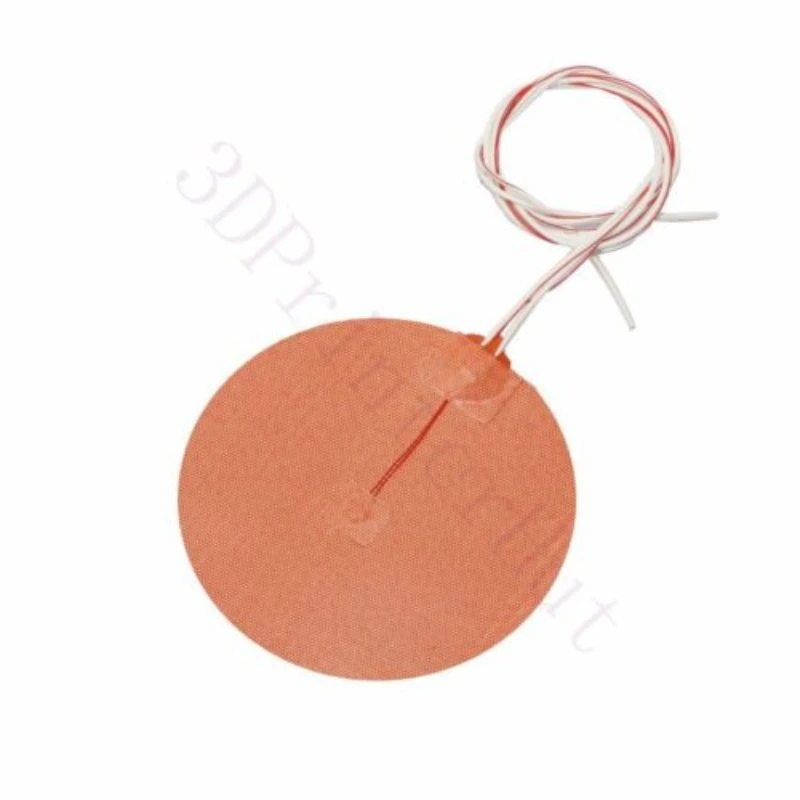 Круглый Силиконовый нагреватель диаметром 200 мм для нагревателя Delta 3D принтера