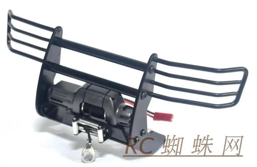 Модель автомобиля R/C 1/10 RC TAMIYA CC01 PAJERO металлический бампер серебристый или
