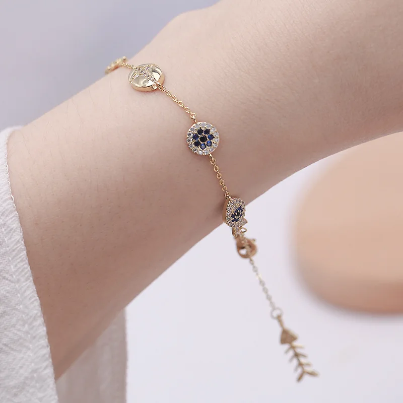 

Gold Color Lucky Fish Bracelet Women Fashion Party Jewelry