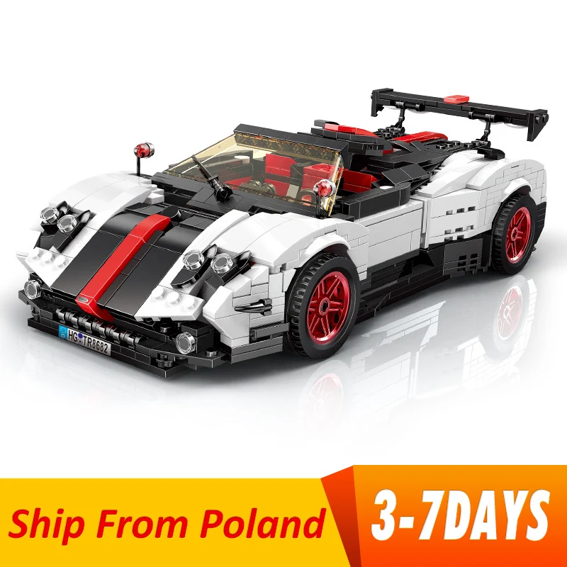 13105 Креативная идея серии Pagani Zonda Five Roadster совместимые со стандартными блоками Bulding