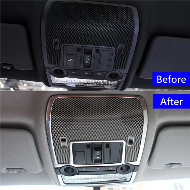 Автомобильная крыша лампа для чтения рамка украшение накладка 2 шт BMW X5 E70 X6 E71 2008