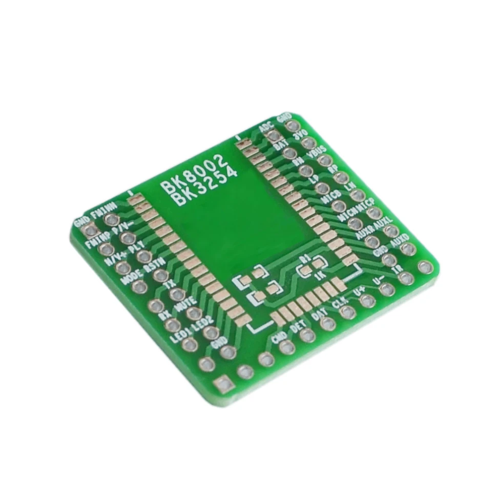 Bluetooth аудио модуль BK8000L плата адаптера пустая 2.2x2.9cm|Интегральные схемы| |