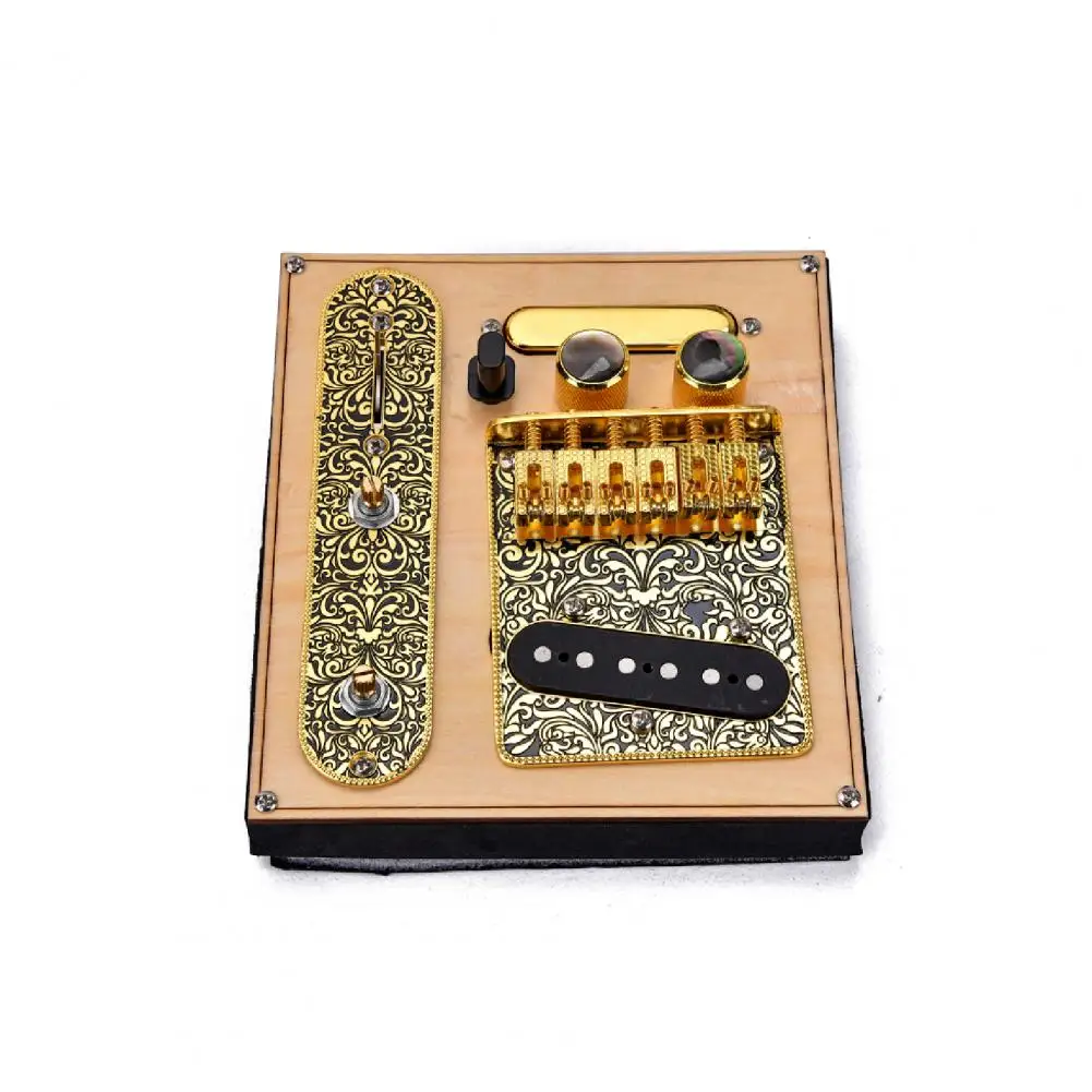 

Guitar Bridge Board Fine Workmanship Antiquity Neck Bridge Switch Volume Pickup Bridge Board Pickup Versatile