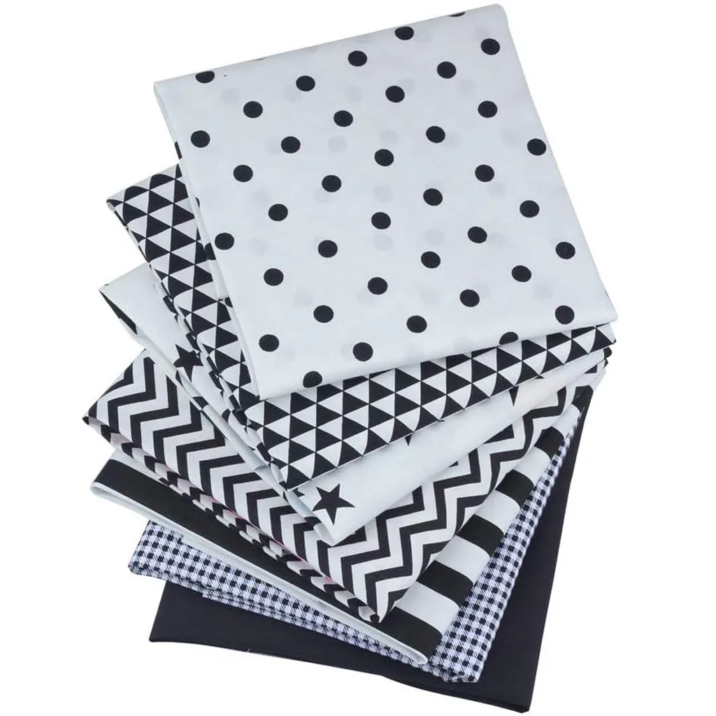 

7pcs Cotton Cloth Textile Craft Fabric Bundle Patchwork Fabric Sewing Quilting Floral Pattern Diy Handmade Accessories #T1G