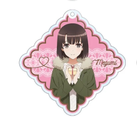 

Anime Saekano: How to Raise a Boring Girlfriend Katou Megumi Sawamura Spencer Eriri Bags Pendant Keychain Decor Cartoon Gift Toy