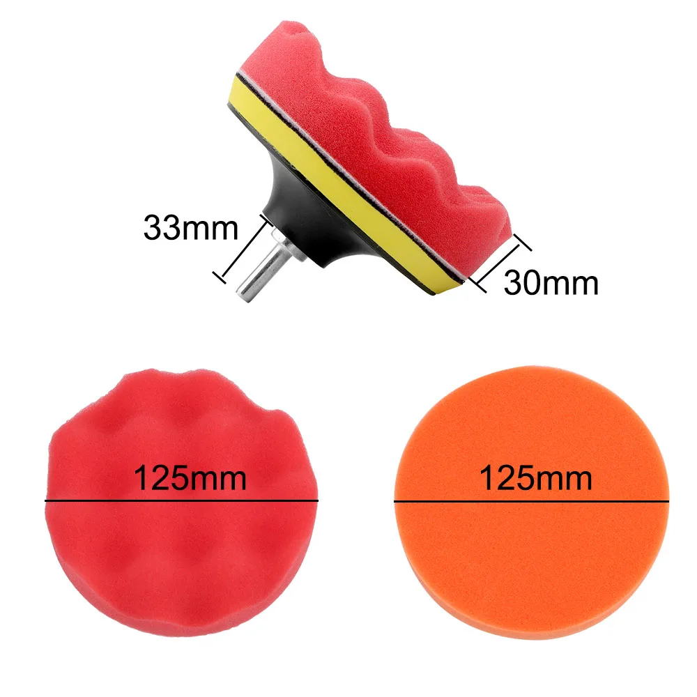 12 шт./компл. уход за краской Автомобильная полировальная Подушка губка