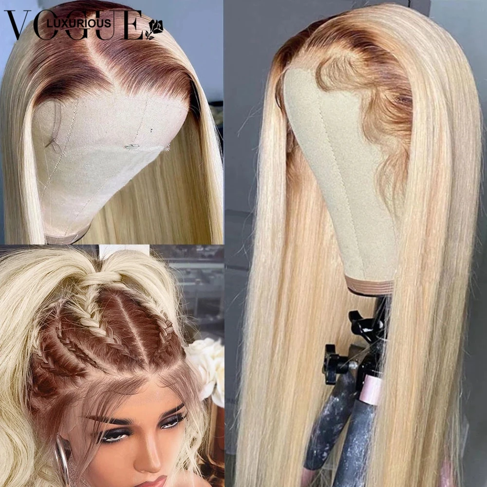 

13x6 Ombre 613 Lace Front Wig With Baby Hair Brazilian Remy 13x4 Lace Frontal Wig 180 Density Straight Human Hair Wigs For Women