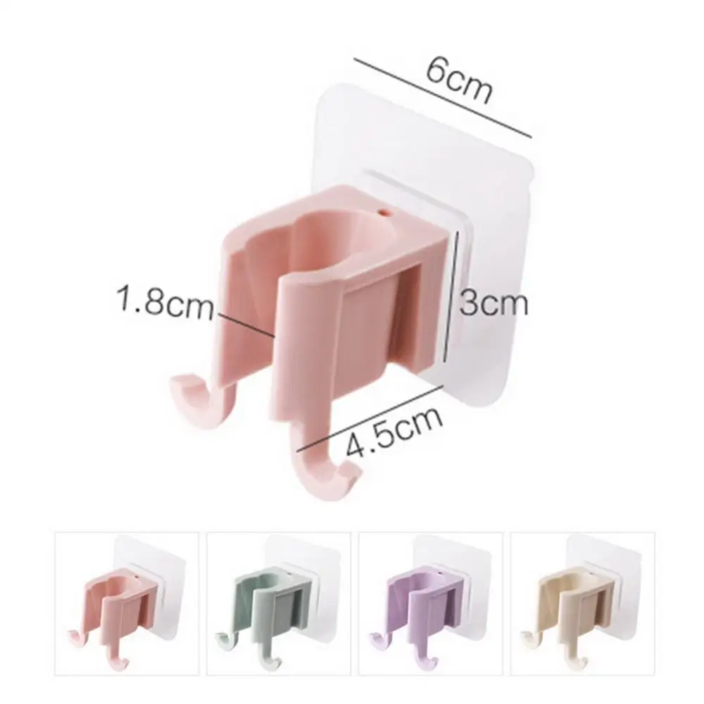 

1Pcs Portable Shower Bracket Head Rack Self Adhesive Sprinkler Plastic Non-marking Punch Bathroom Holder No Accessories X6V4