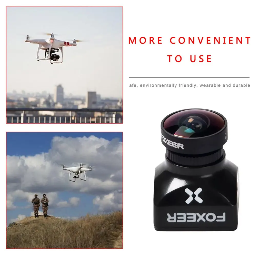 Foxeer Razer Mini HD 5 Мп 2 1/1 8 мм M12 объектив 1200TVL стандартная камера FPV 4:3/16:9 NTSC/PAL