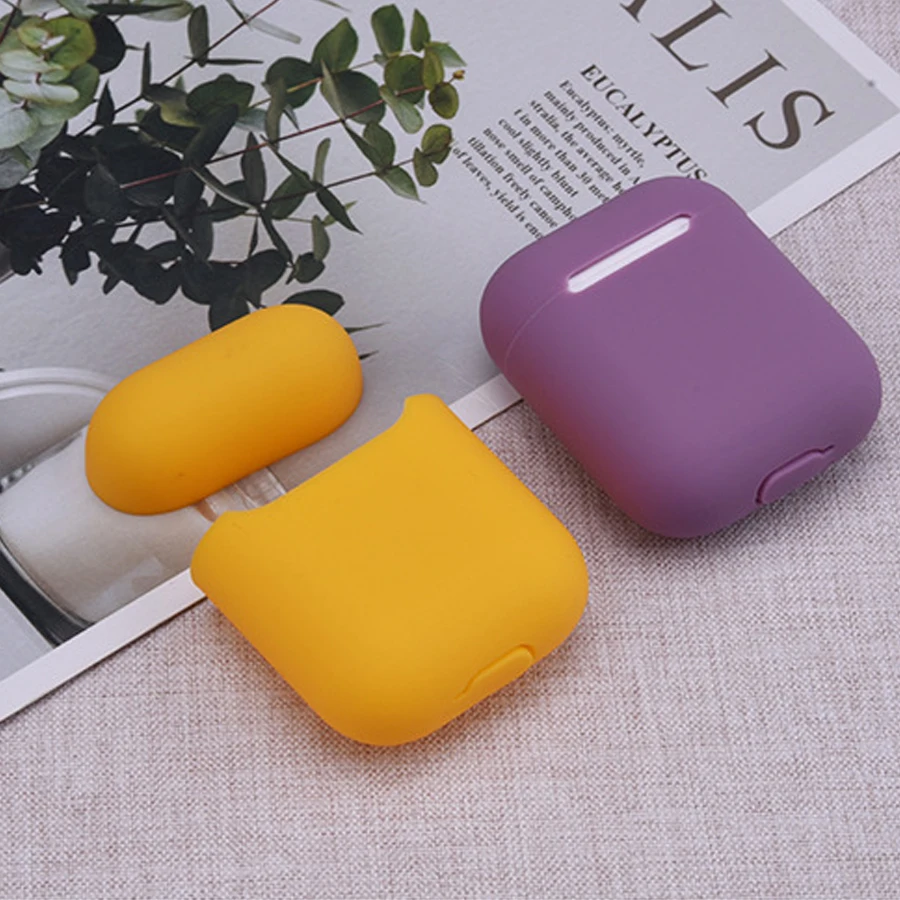 Роскошный силиконовый чехол для Apple AirPods, защитный чехол s для Apple Air Pod, аксессуары для наушников Bluetooth