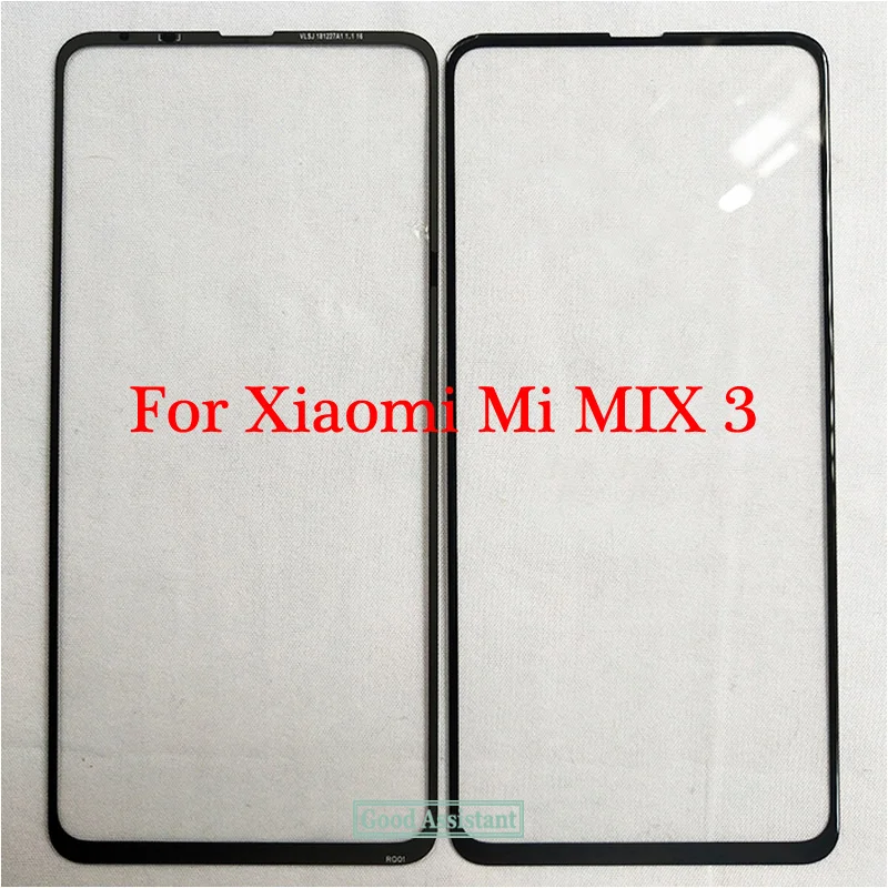 Оригинальный черный 6 4 дюймов для Xiaomi Mi Mix 3 Mix3 Передний сенсорный экран Стекло