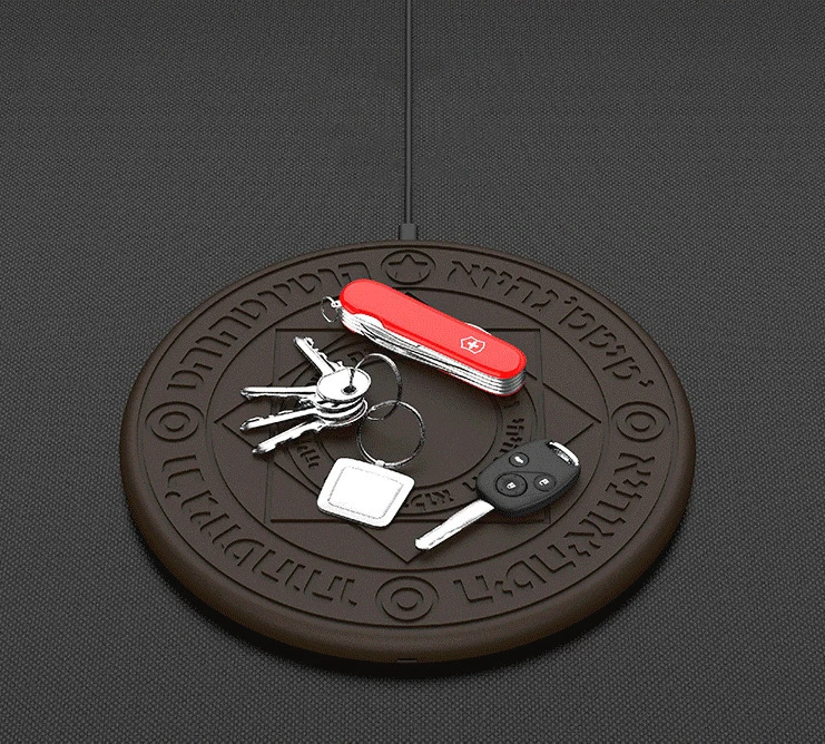 

Magic Circle Wireless Charger Qi Wireless Fast Quick Charging Pad for iPhone X XS 8 Samsung Xiaomi Redmi Huawei Honor
