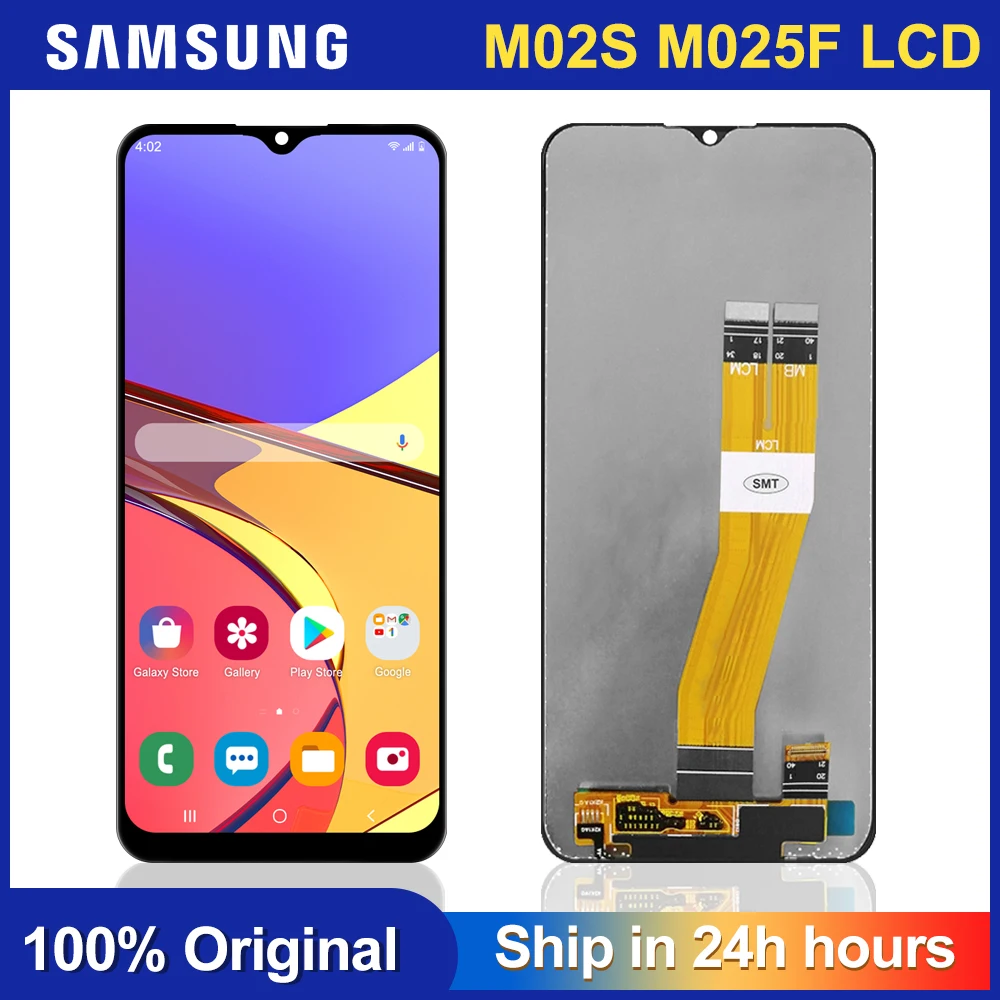 

100% тест для Samsung Galaxy M02s M025 дисплей сенсорный экран дигитайзер в сборе для Samsung M02s LCD M025F/DS M025M