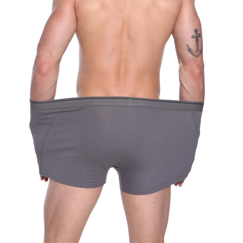 6pcslot hot fashion boxer men sexy plus size cotton underwear mens shorts boxers high quality brand underpant hombre boxers fat free global shipping