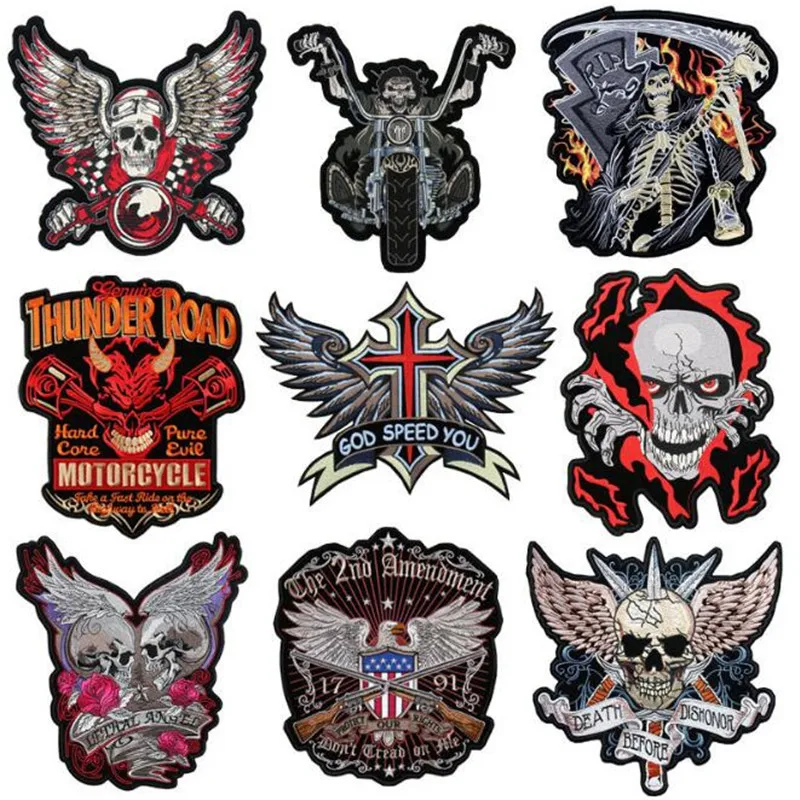 3 шт. мотоциклетная индивидуальная Аппликация одежда вышивка наклейка Железный