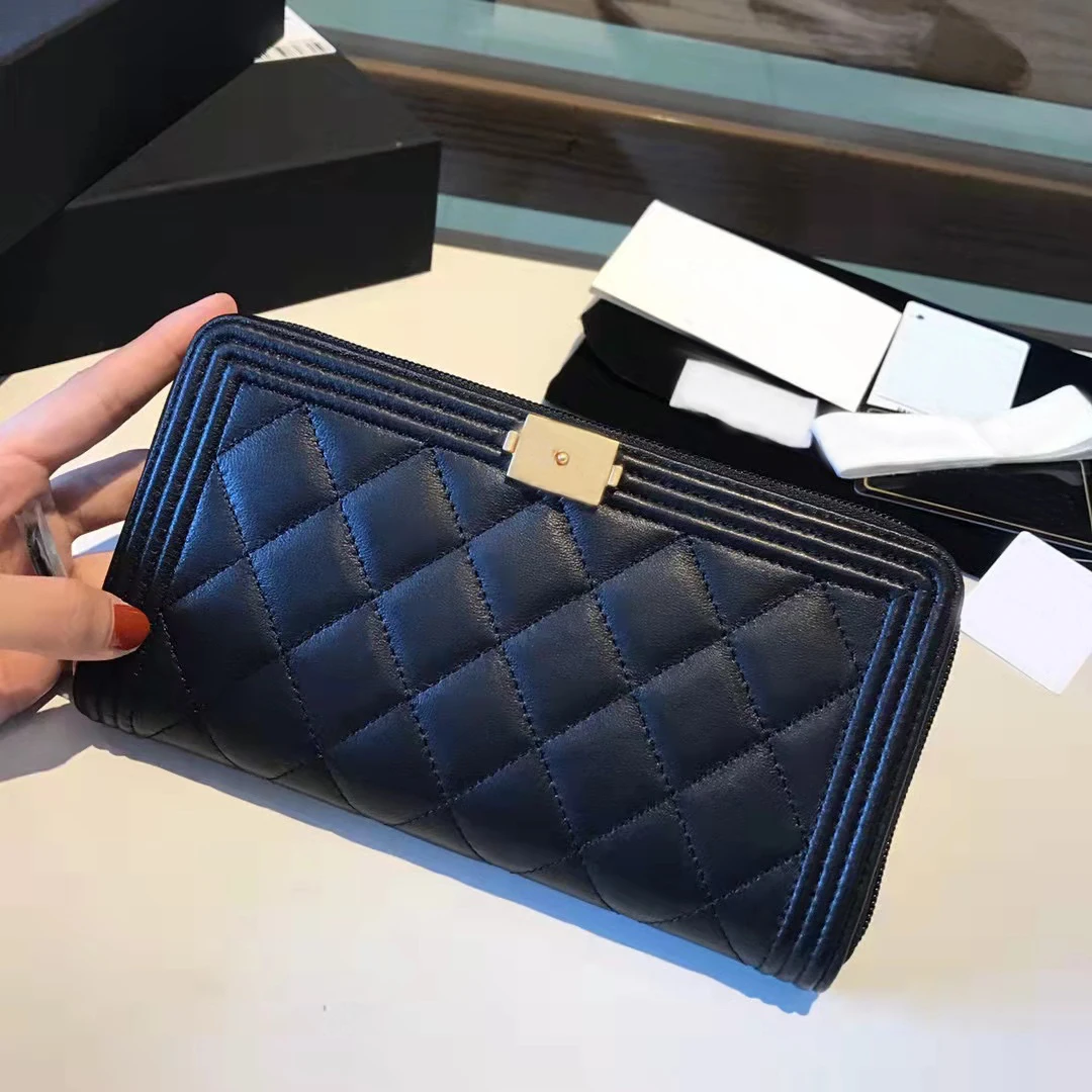 

Top luxury trendy fashion leather ladies small wallet wallet