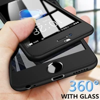 360 pc full cover case for iphone 12 pro 11 xs x 8 6 7 plus 5 5s se protective cover for iphone 11 pro xs max xr case with glass