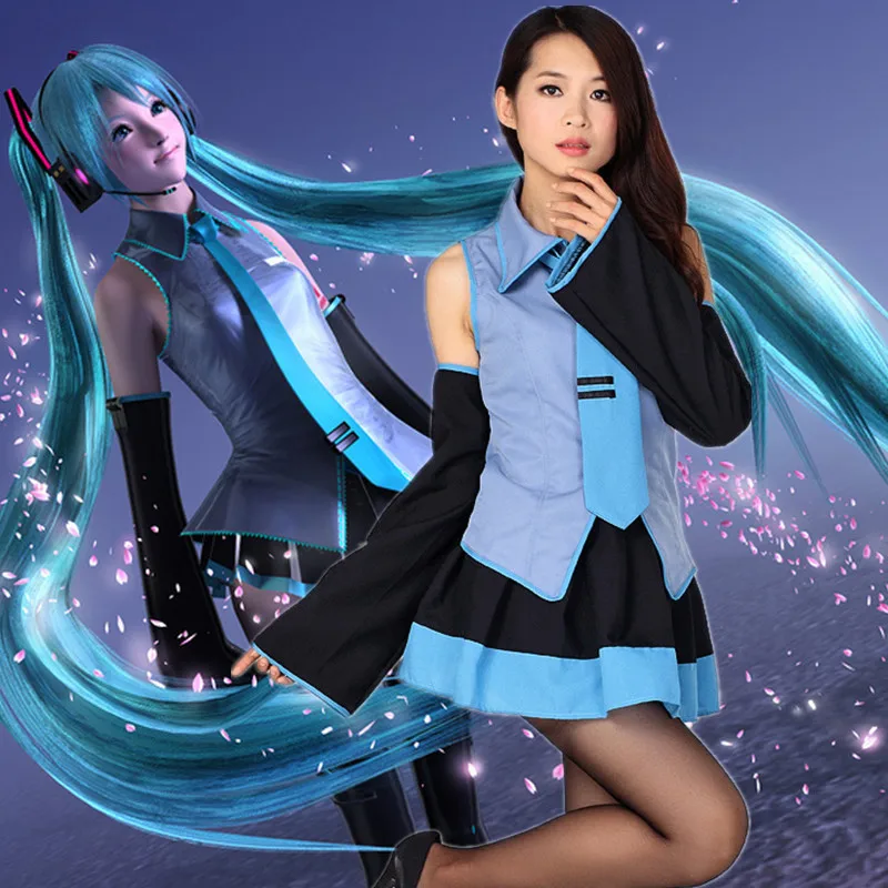 Парик Мику Косплей Hatsune Miku Love is Wall Vocaloid de alta calidad disfraz traje con peluca fiesta baile de| |