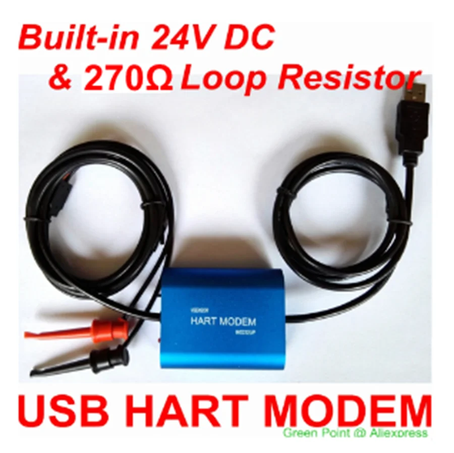 USB Hart модем WS232UP Hart протокол передатчик Hart коммуникатор 475 375 с 24VDC и встроенным петлевым резистором