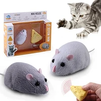 cat toy remote control mouse toys for cats interactive electronic cat teasing toy plush emulation rat mice 360%c2%b0 rotating games