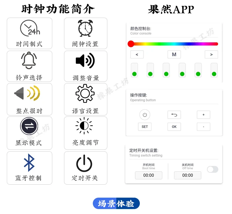 

6 Bit IV11 LED Glow Digital Clock Nixie Tube Clock Kit DIY Electronic Retro Desk Clock 5V Micro USB Powered