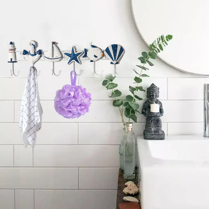 Скандинавская железная вешалка на дверь настенная в морском стиле креативная